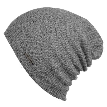 Womens Summer Beanie - The Forte LW - Grey Slouchy Beanie - King and Fifth Supply Co.
