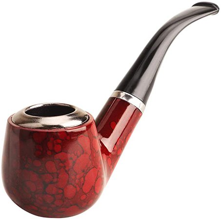 Amazon.com: Scotte Captain Tobacco Pipe Red Smoking Pipe : Health & Household