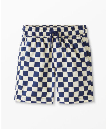Hanna Andersson checkered poplin shorts
