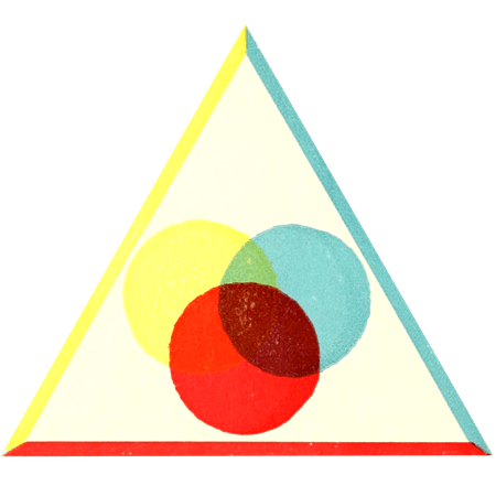 primary color triangle