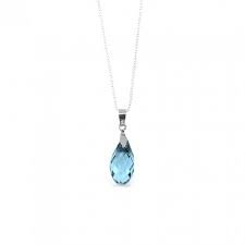 blue crystal necklace - Google Search