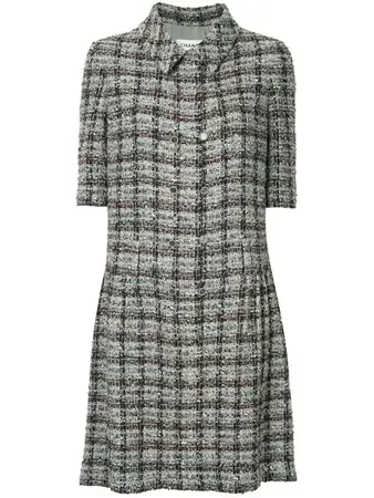 Chanel Vintage short sleeve tweed one piece dress