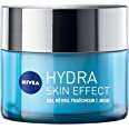NIVEA Hydra Skin Effect Gel réveil fraîcheur (1 x 50 ml), Soin de jour enrichi en Acide Hyaluronique, Soin visage pour 72H d’hydratation intense : Amazon.fr: Beauté et Parfum
