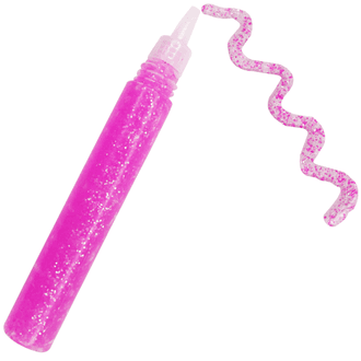 Hot Pink Glitter Glue Pen