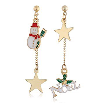 Morenitor Christmas Earrings, Alloy Hypoallergenic Crystal Stud Earrings Drop Jewelery Gifts Women Girls: Amazon.ca: Home & Kitchen