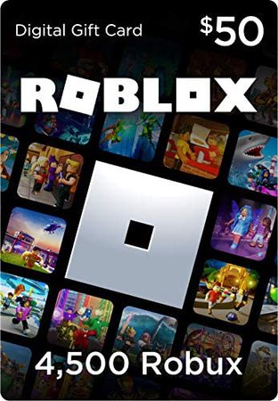 Amazon.com: Roblox Gift Card - 4500 Robux [Includes Exclusive Virtual Item] [Online Game Code]: Video Games