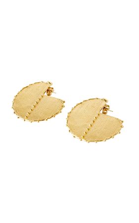Vara 18k Gold-Plated Earrings By Paola Sighinolfi | Moda Operandi