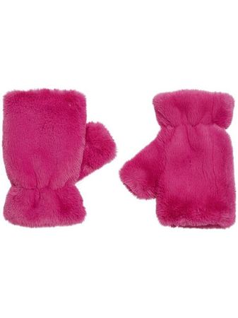 Apparis faux-fur Fingerless Gloves - Farfetch