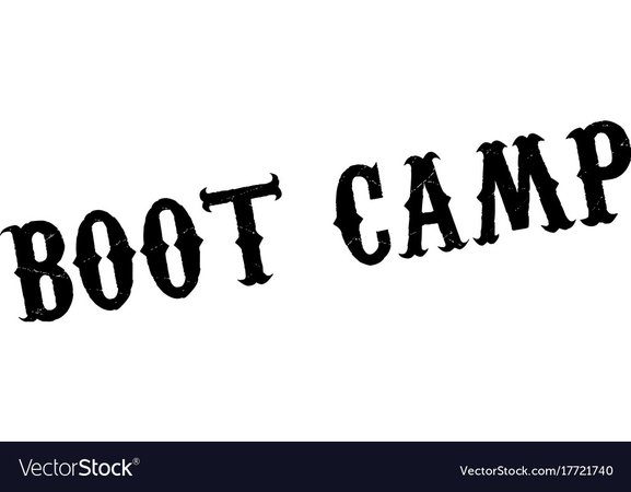 Boot camp rubber stamp Royalty Free Vector Image