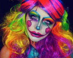 cute rainbow clown makeup - Google Search