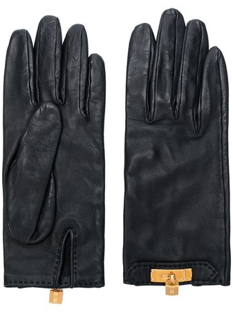 Hermès pre-owned Padlock Gloves - Farfetch