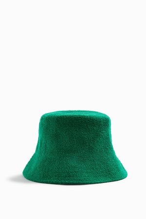 TERRYCLOTH BUCKET HAT - Green | ZARA United States
