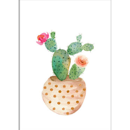 Unframed Watercolor Cactus Painting Print Picture Modern Home Wall Art Decoration Require a Frame 15.75"X11.81" - Walmart.com