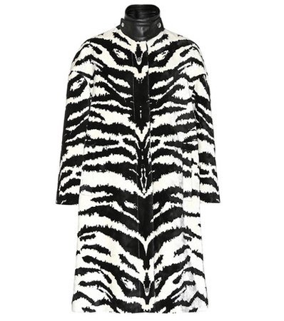 Tiger jacquard coat