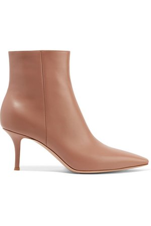 Gianvito Rossi | 70 leather ankle boots | NET-A-PORTER.COM