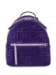 Purple Fendi Mini Monogram Backpack | Farfetch.com