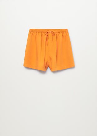 100% lyocell shorts - Woman | Mango South Korea