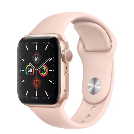 Apple Watch Rose Gold Aluminum Case with Sport Band