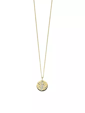 Shop Ippolita Stardust 18K Yellow Gold & Diamond Small Pendant Necklace | Saks Fifth Avenue