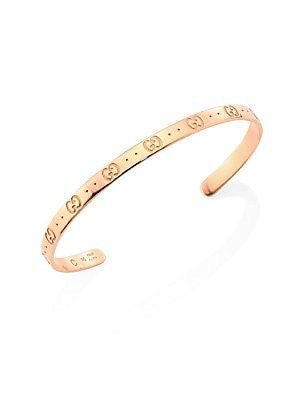 gucci gg gold cuff bracelet