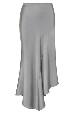 ANINE BING Bailey Asymmetrical Silk Skirt | Nordstrom