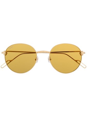 Cartier Eyewear round-frame sunglasses - FARFETCH