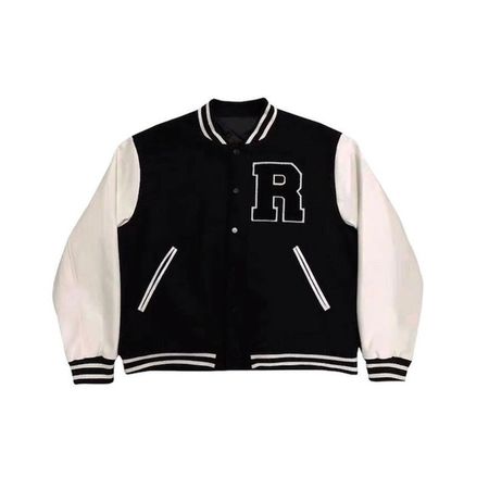 black and white sports jacket