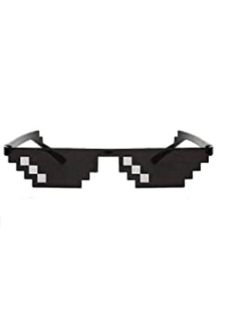 pixel sunglasses glasses cool quirky black