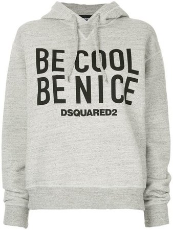Dsquared2 Be Cool Be Nice print hoodie £365 - Shop Online - Fast Global Shipping, Price