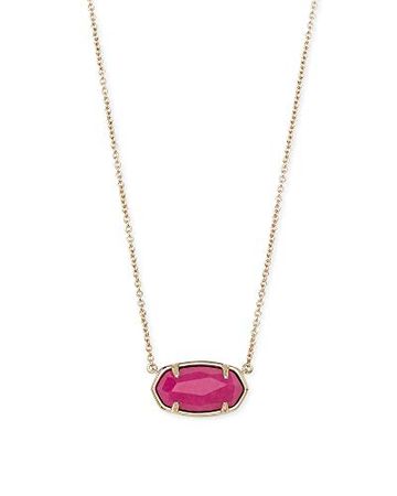 Amazon.com: Kendra Scott Elisa Pendant Necklace in 18K Gold Vermeil, Pink Quartzite Gem, Fine Jewelry for Women : Clothing, Shoes & Jewelry