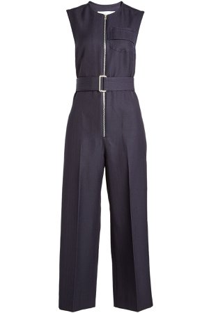 Cropped Jumpsuit with Virgin Wool Gr. UK 6