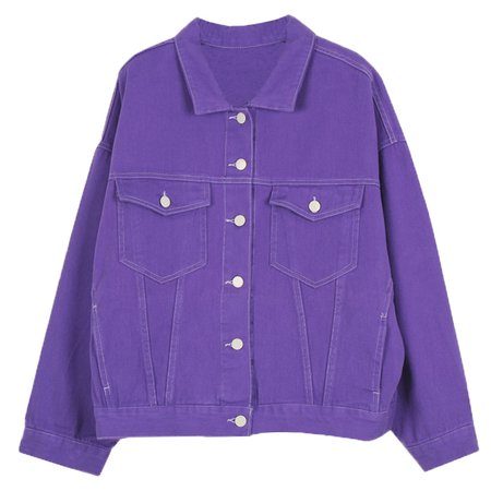 Purple Denim Jacket