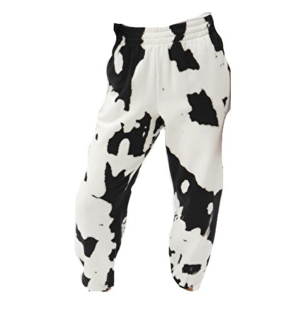 cow print joggers