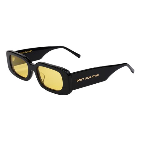 BONNIE CLYDE EYEWEAR SHOW AND TELL DLAM-SUNGLOW / BLACK(YELLOW LENS)