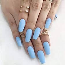 coffin dusty blue nails - Google Search