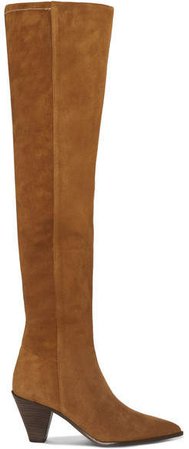 Shoreditch 70 Suede Over-the-knee Boots - Tan