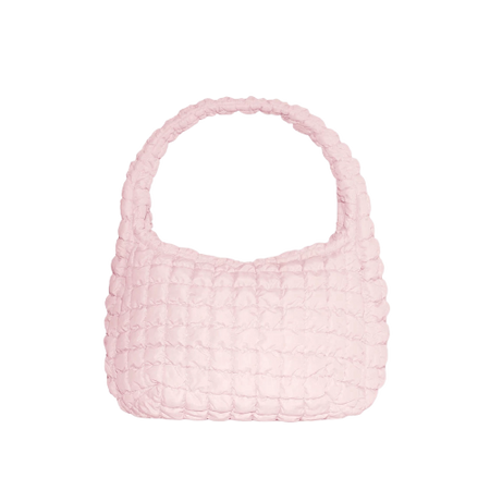 Cos - QUILTED CROSSBODY OVERSIZED BAG in PINK