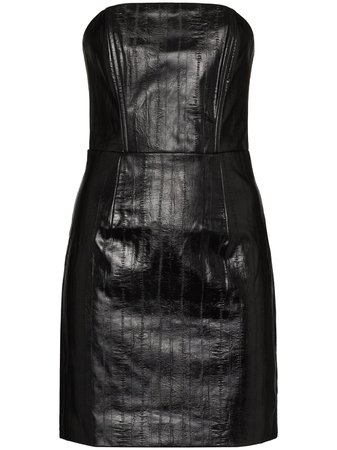 ROTATE Herla Vegan Leather Mini Dress - Farfetch