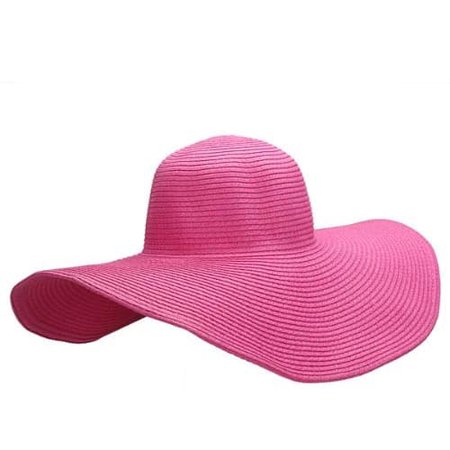 Floppy Brim Beach Straw Hat - Pink | Konga Online Shopping