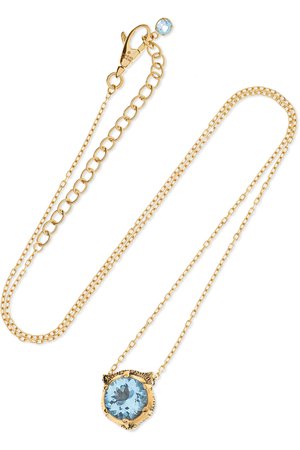 Gucci | Le Marché des Merveilles 18-karat gold multi-stone necklace | NET-A-PORTER.COM