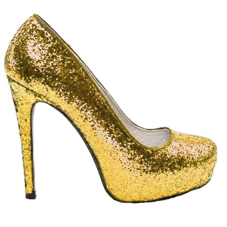 Womens Sparkly Gold Glitter heels Bridal Wedding Bride Prom shoes – Glitter Shoe Co