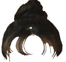 long brown hair space buns png - Google Search