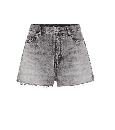Denim Mini Shorts | Saint Laurent - Mytheresa