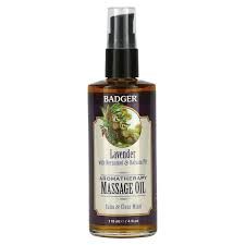badger balm massage oil