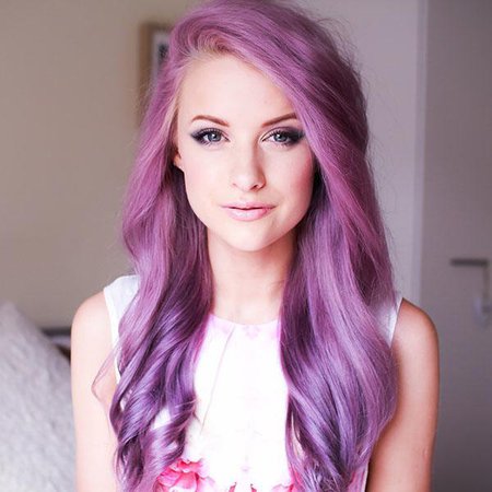 Purple Hair Tips