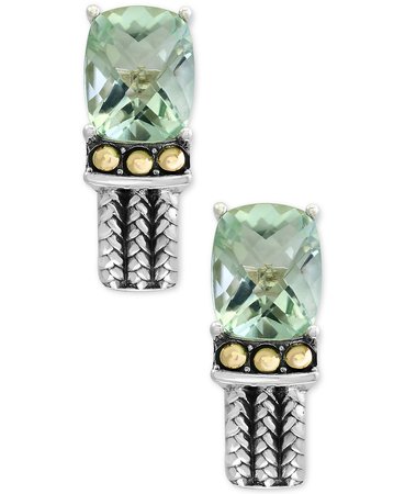 EFFY® Sterling Silver Prasiolite Drop Earrings