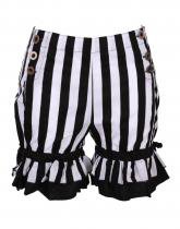 Black and White Striped Bloomers 1
