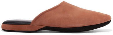 Suede Slippers - Tan
