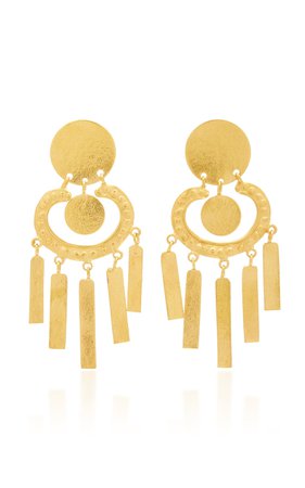 Bara 24k Gold-Plated Earrings By Cano | Moda Operandi