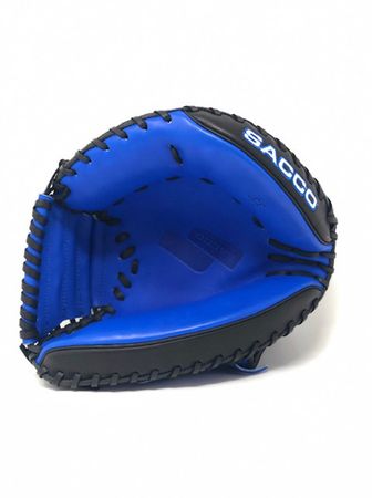 blue catcher's mitt